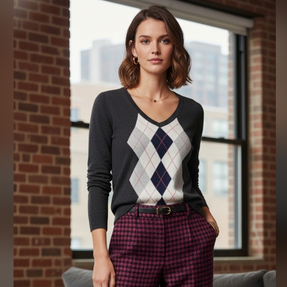 Tommy Hilfiger Classic Agyle Cotton Sweater